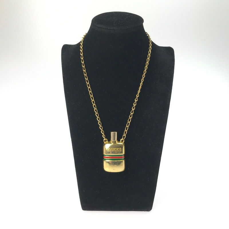 メンズ GUCCI グッチ VINTAGE PERFUME BOTTLE PENDANT ヴィンテージ パフュームボトル ペンダント イタリア製 ネックレス アクセサリー 182-250307-yk-09-TAG