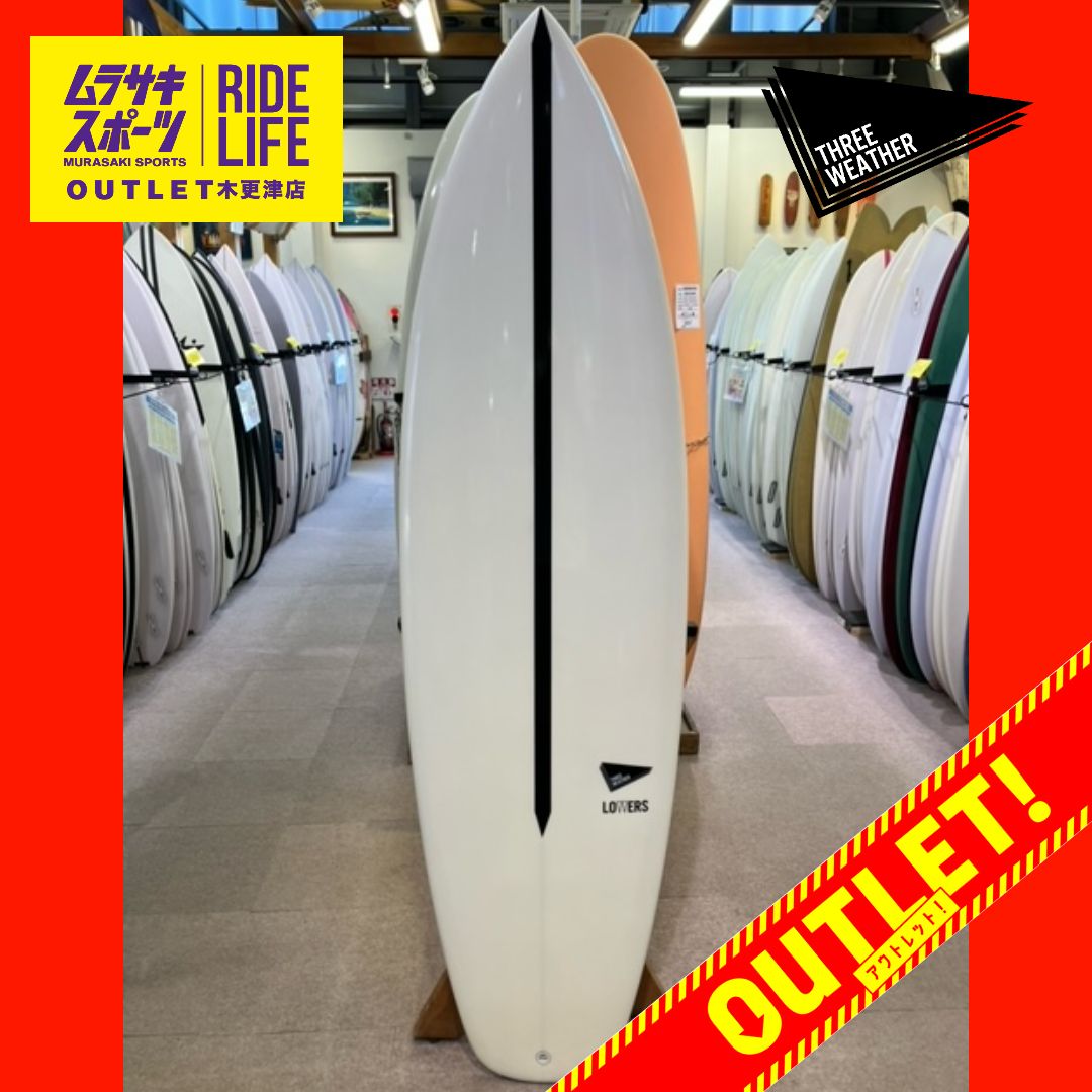 ムラスポOUTLET公式】THREEWEATHER スリーウェザー LOWERS ローアーズ 初心者用 6'2 新品 サーフボード 訳あり  ムラサキスポーツ OUTLET アウトレット - メルカリ