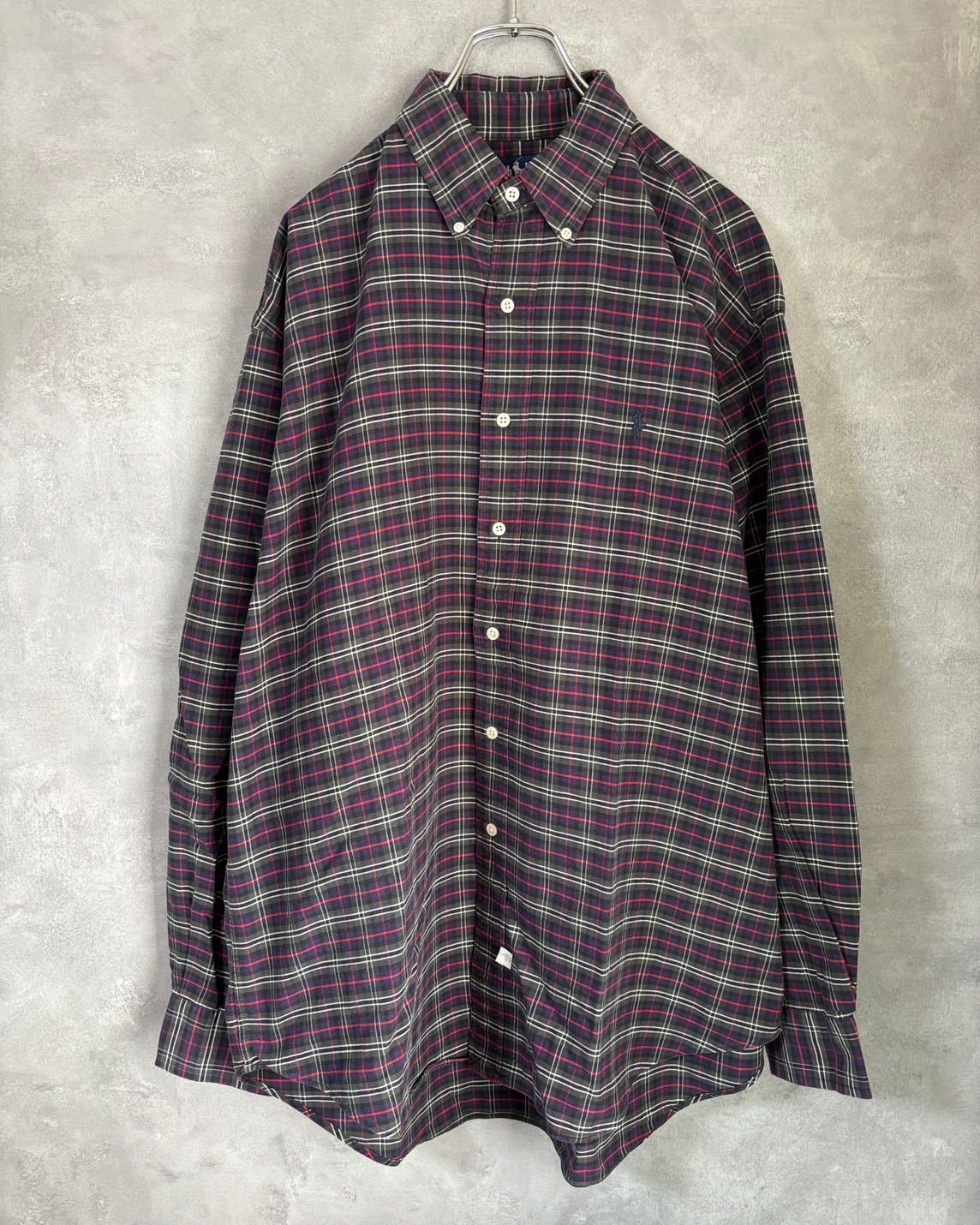90s Ralph Lauren Button-down Shirt Check ラルフローレン ボタンダウンシャツ チェック柄