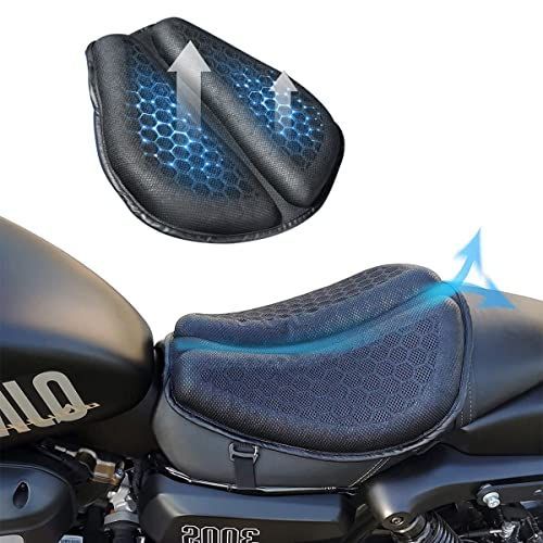 AMJPRO【バイクシートクッション 2023】 ゲルクッション 通気性 3Dメ
