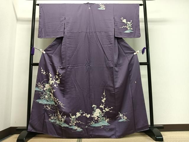 平和屋着物□訪問着 作家物 枝花文 正絹 逸品 未使用 CAAW2027ua 平和