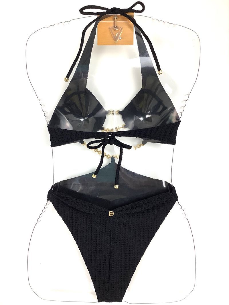 リソチェーンモノキニ レディース 水着 ブラジリアン ビキニ - メルカリ