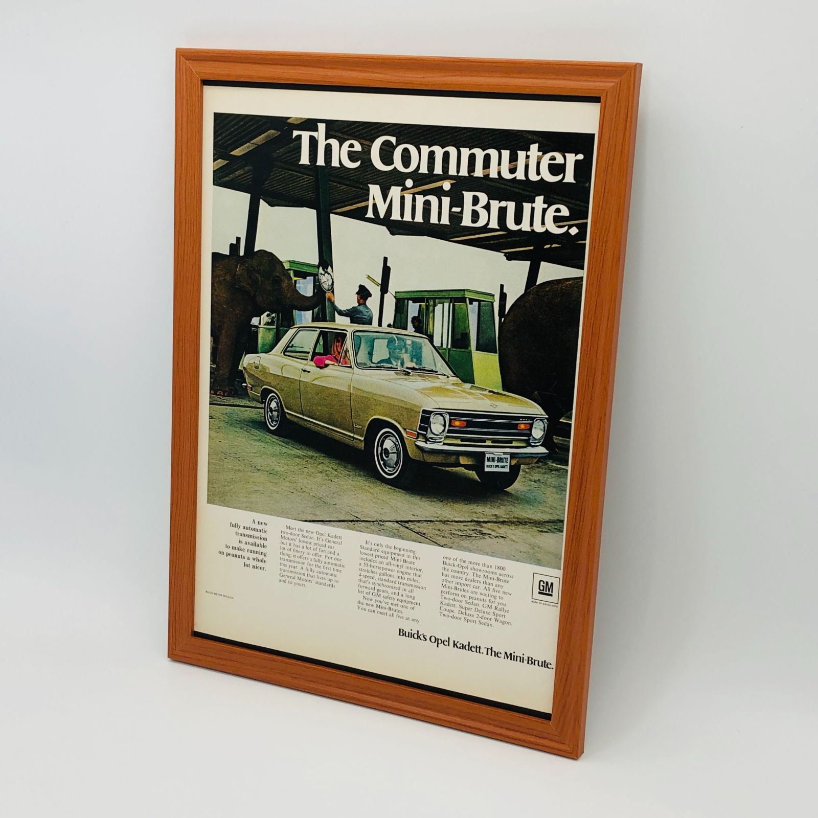 ビンテージ 広告 当時物 ポスター 『 ゼネラルモータース レトロ 昭和