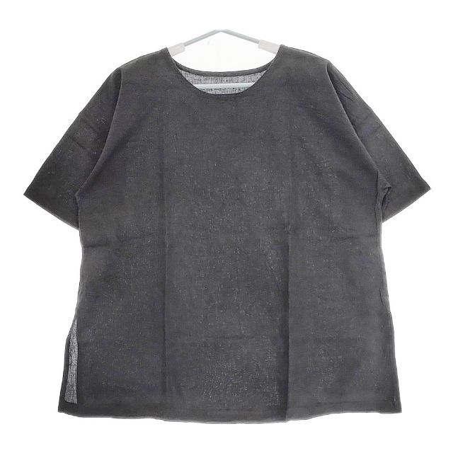 芸能人愛用のおすすめ最新情報 新品 ヂェン先生の日常着 ロング 半袖Tシャツ コットンリネン Tシャツ(半袖+袖なし)