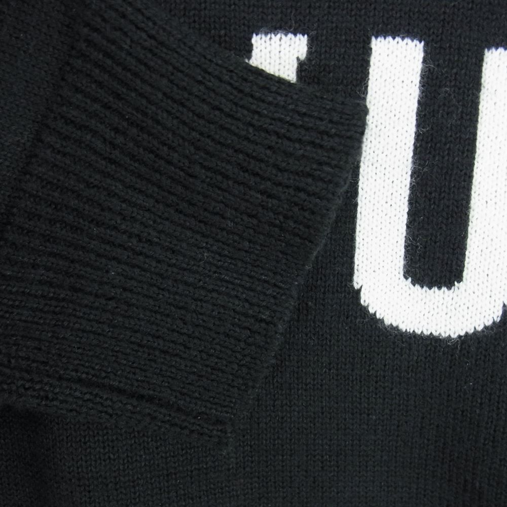 【美品】WTAPS 18AWロゴニット 182MADT-KNM01 X01 WTAPS ダブルタップス ニット 18AW 182MADT-KNM01 CREW SWEATER WOAC