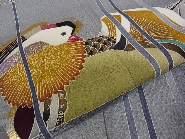 TOKIO et TOKI 人間国宝 羽田登喜男 新品同様 鴛鴦 訪問着 特選 平和屋本店□極上 人間国宝 羽田登喜男 TOKIOetTOKI 訪問着 鴛鴦