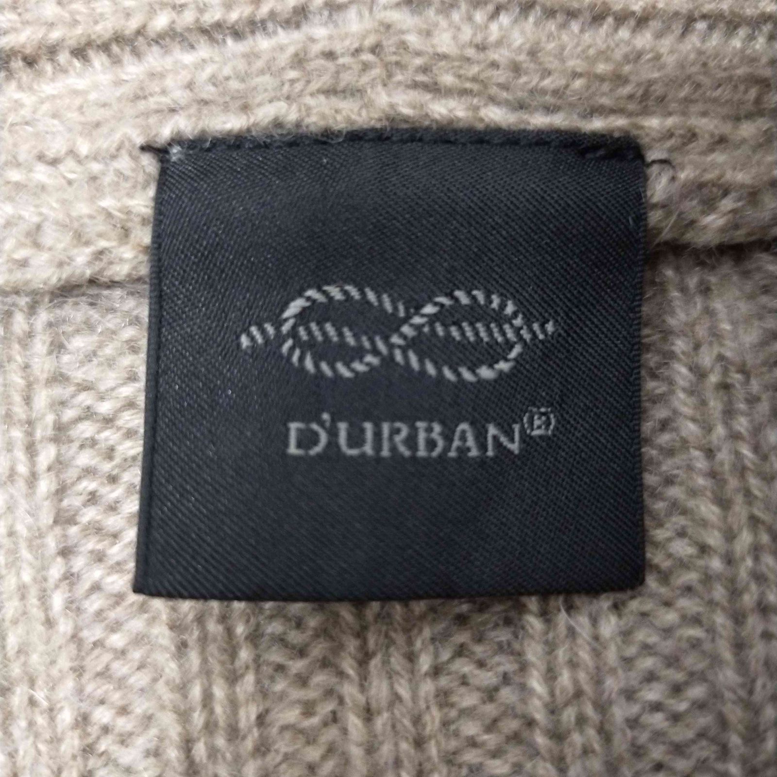 ダーバン DURBAN カシミヤショールカラーニットカーディガン メンズ 