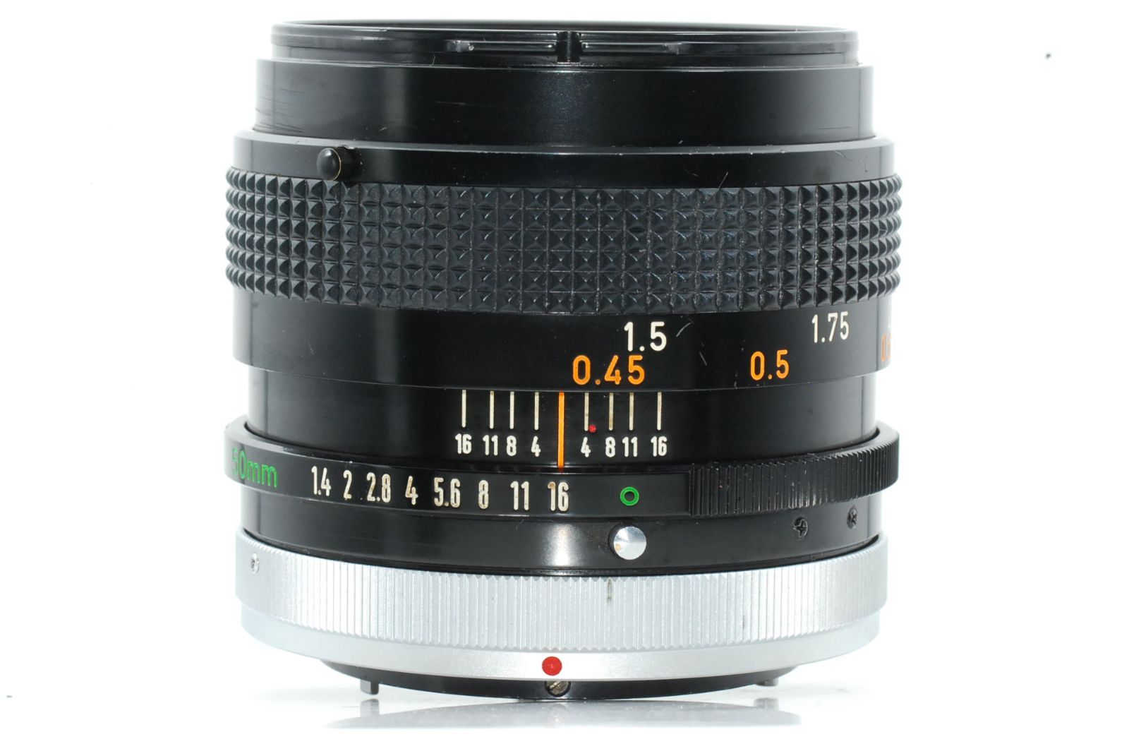 油除去済み】Canon FD 50mm f/1.4 S.S.C. 標準レンズ-