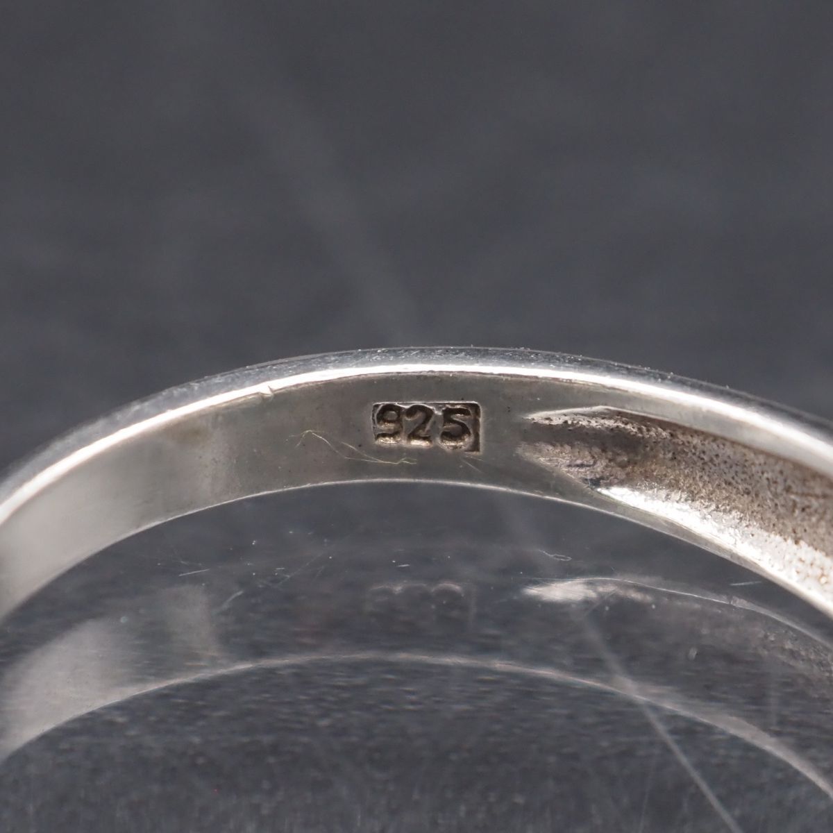 C197 ダイヤモンド風 925刻印 リング デザイン シルバー 指輪 12