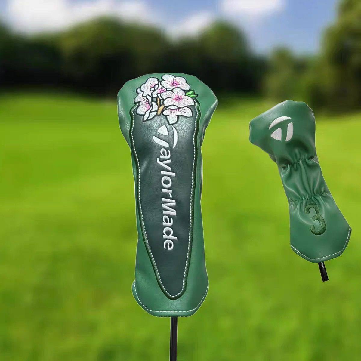 TaylorMade ヘッドカバー 3個セット ホワイトFW用✖︎2、UT用 