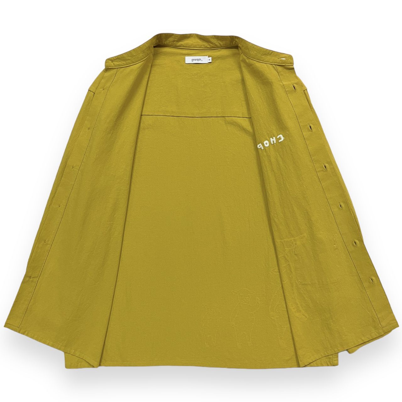 中古品】graniph グラニフ 長袖 ラム チョップ プリント バンド