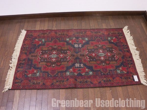 ヴィンテージラグ アフガン 最終値下げ】 80s ヴィンテージ アフガン