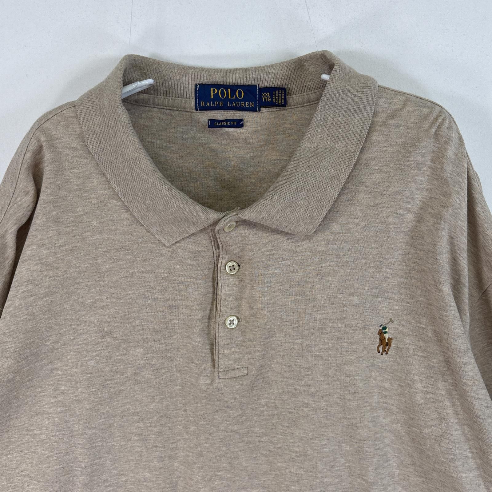 古着 ポロ・ラルフローレン POLO RALPH LAUREN 長袖 ポロシャツ ロゴ 
