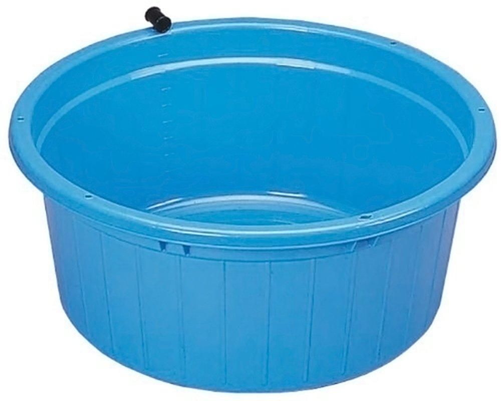 【新品・2営業日で発送】サンコープラスチック(Sanko plastic) サンコープラスチック タライ キングタライ 丸型 105L ブルー