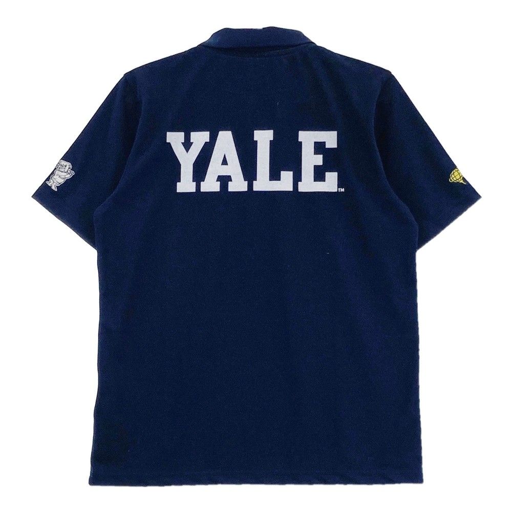 サイズ：S BEAMS GOLF ビームスゴルフ ×YALE 半袖ポロシャツ  ネイビー系 [240101430352] ゴルフウェア メンズ ストスト サイズ：S BEAMS GOLF ビームスゴルフ ×YALE 半袖ポロシャツ