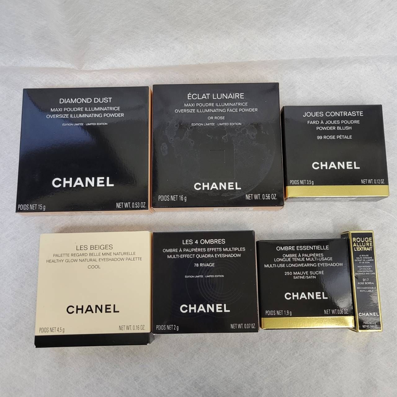CHANEL シャネル 化粧品 まとめ フェイスパウダー アイシャドウ チーク リップ コスメ 美容