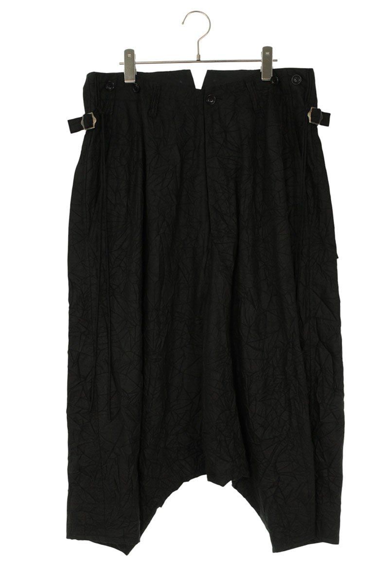 ヨウジヤマモトプールオム HO-P 47-903 シワ加工サルエルロングパンツ メンズ 2