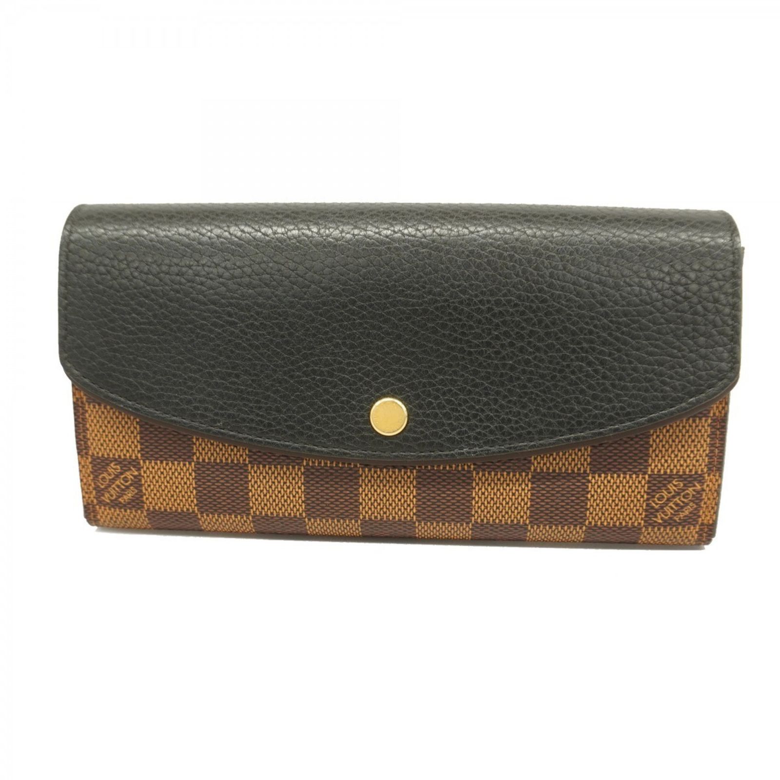ルイ ヴィトン Louis Vuitton ルイ ヴィトン 長財布 ダミエ ポルトフォイユノルマンディ N61261 ブラック エベヌレディース