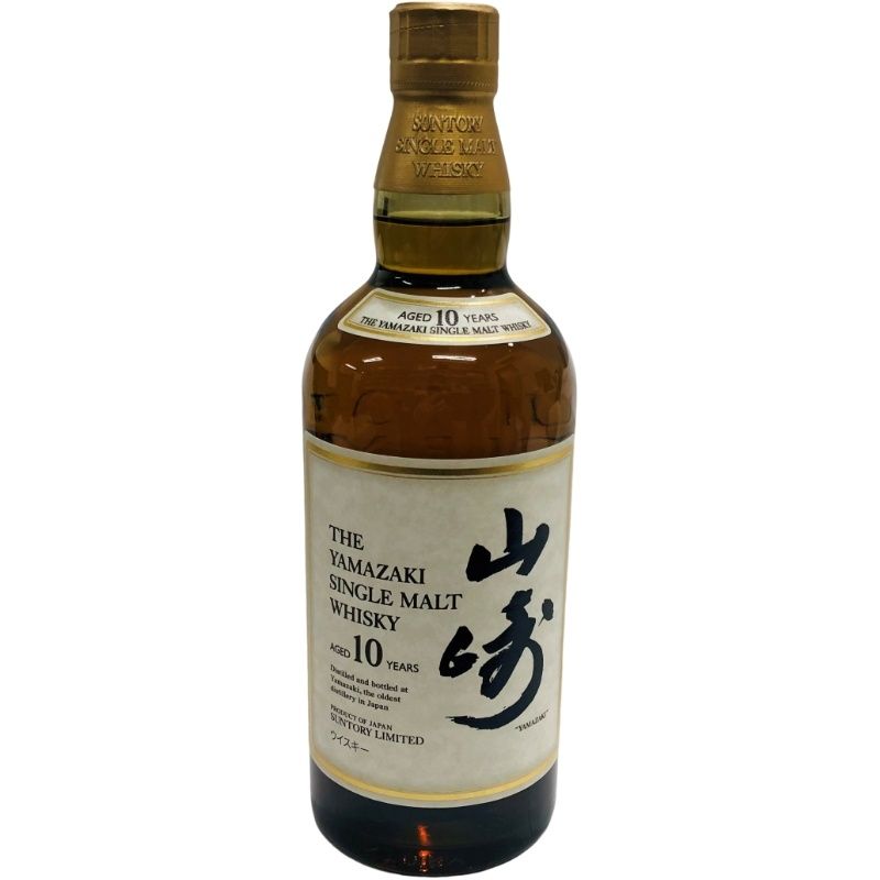 ウイスキー サントリー 山崎 10年 シングルモルト ホワイトラベル 700ml 40度 未開栓品 22506K68