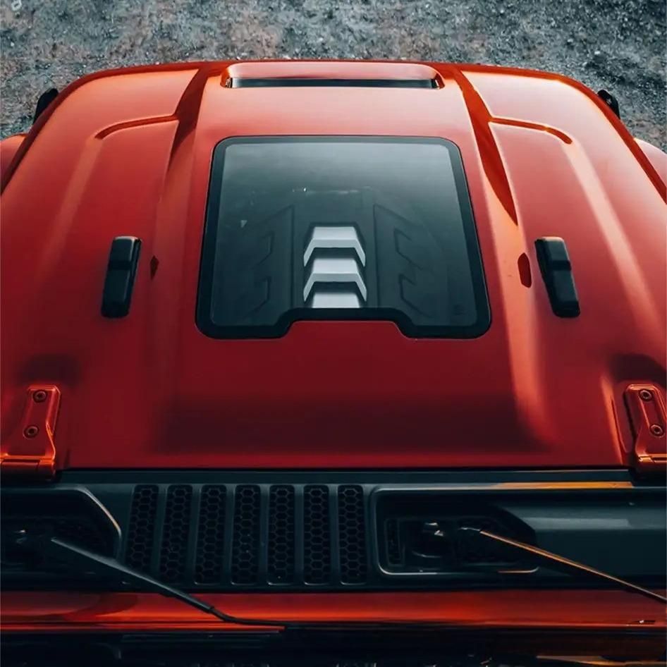 JEEP ラングラー JK 3.6L用 エンジンカバー フードパネル 保護カバー 牧馬人用|5.19