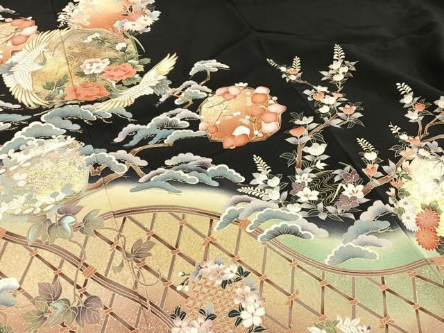 ■豪華絢爛■古典柄正絹■ 流水渡橋吉祥紋■暈し染め ■金彩加工金駒刺繍振袖のみ 楽天市場】振袖 手縫いお仕立て付き 手描き 吉祥文様 束ね熨斗