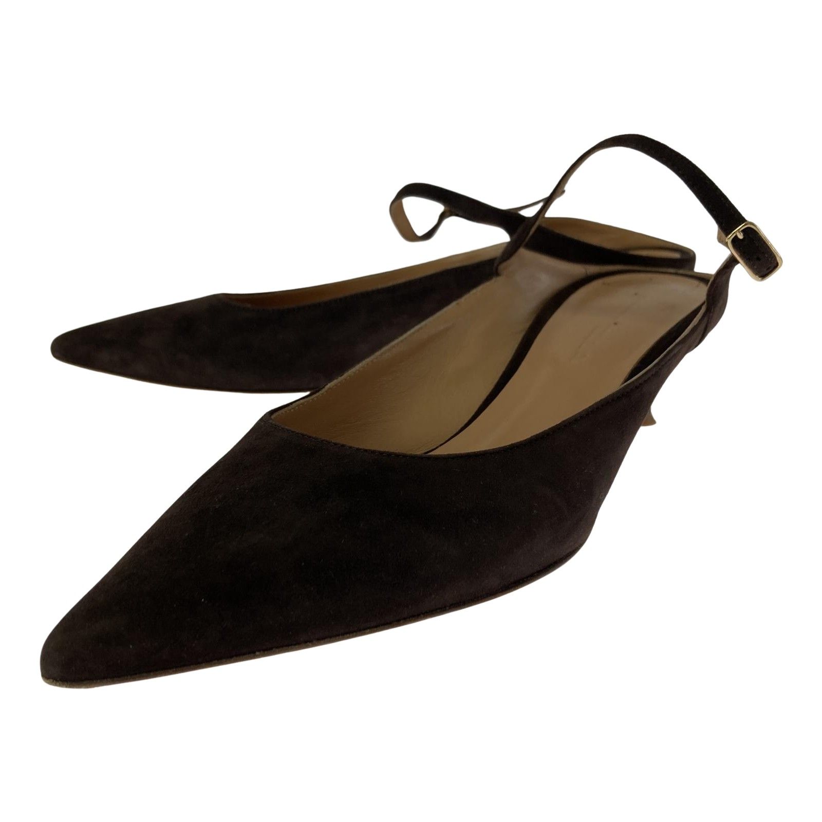 BRENTELLA ブレンテッラ スウェード調 ストラップミュール size39