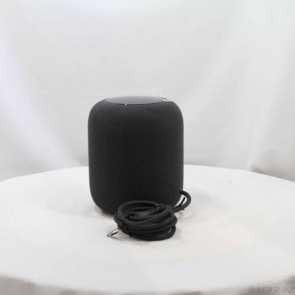 中古品〕 HomePod 第1世代 MQHW2J／A スペースグレイ【305