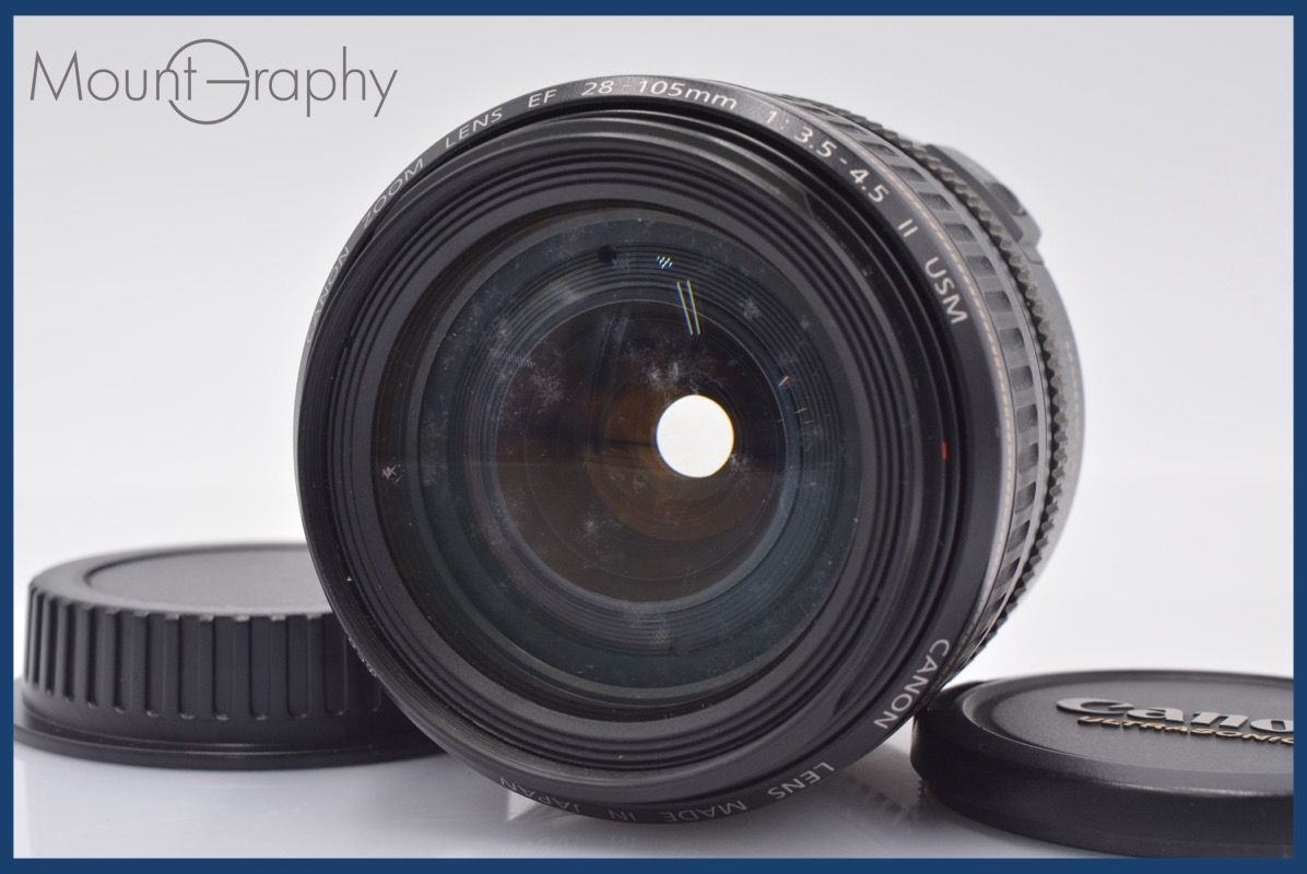 実用 キヤノン Canon EF 28-105mm F3.5-4.5 II USM 前後キャップ付 完動 同梱可 yk5317
