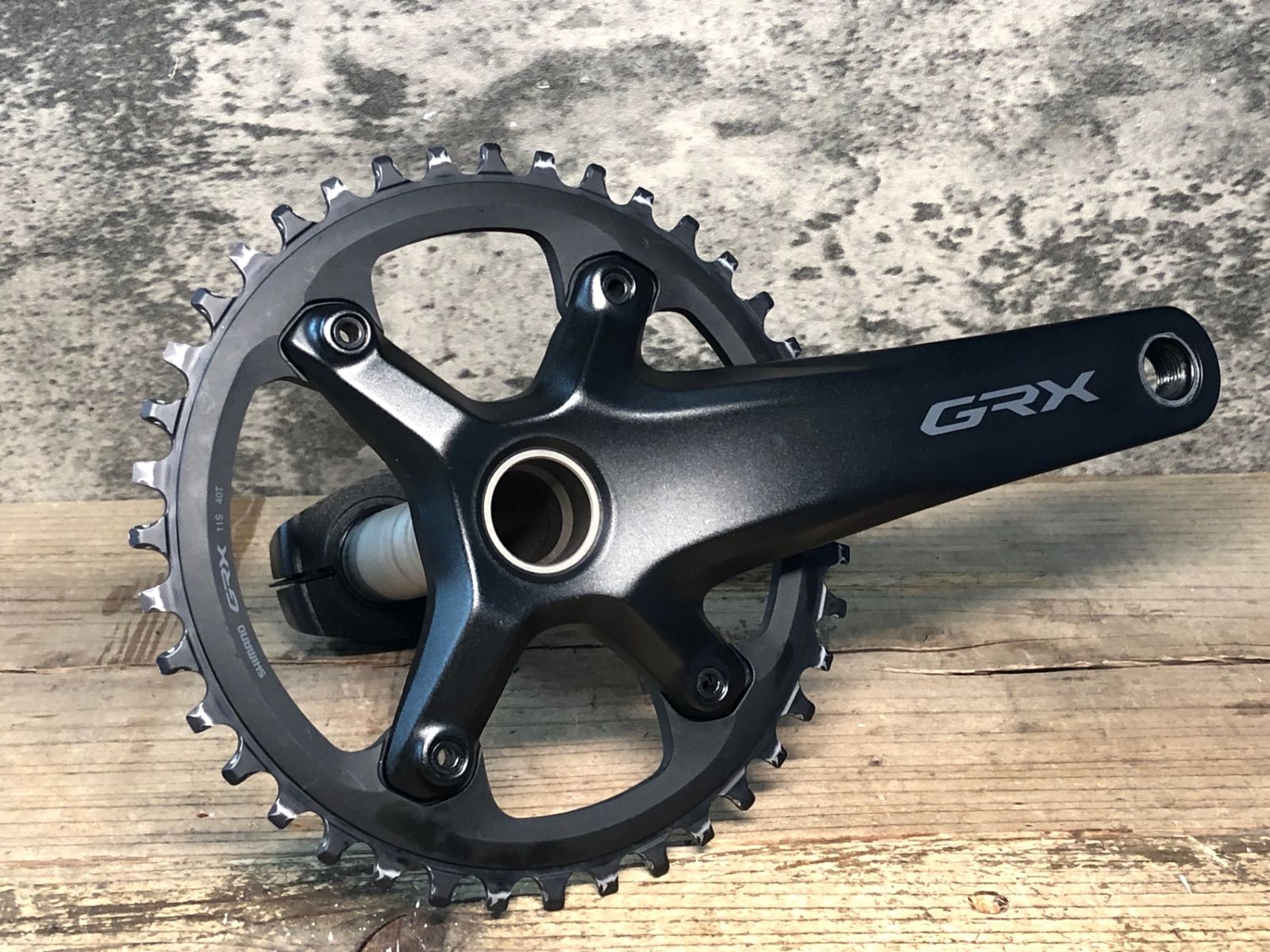 Shimano GRX FC-RX610-1 165mm クランクセット 40T tomosama】SHIMANO
