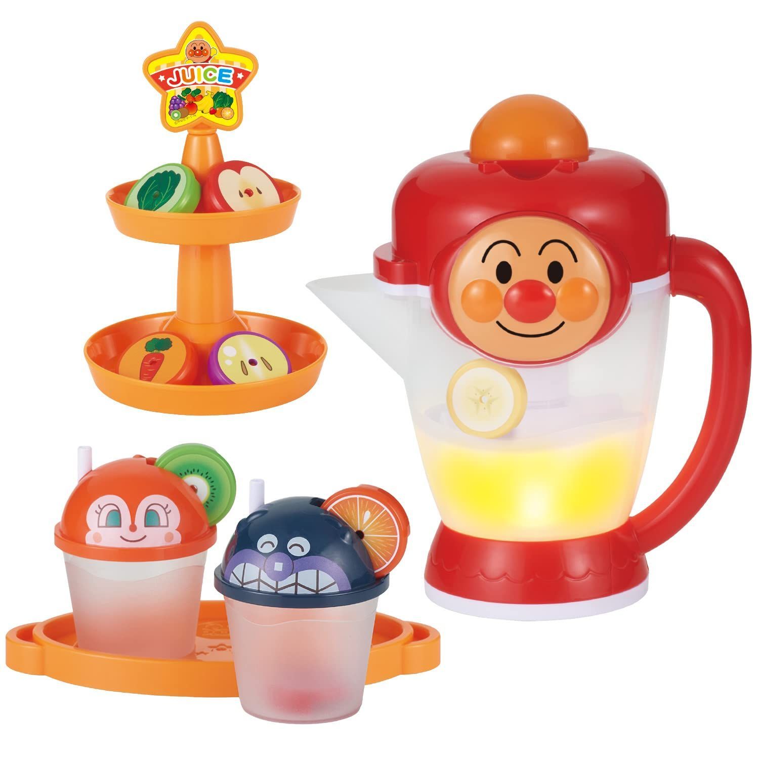 【人気商品】ぜーんぶミックス! おやさい! アンパンマンおしゃべりミキサー(対象年齢:2歳以上) バンダイ(BANDAI)フルーツ!