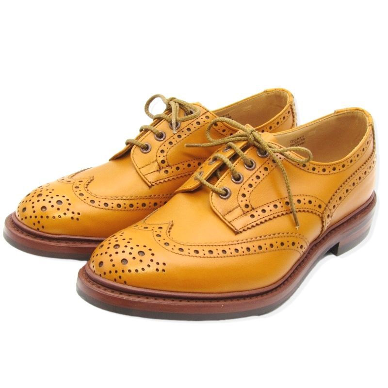 未使用 Tricker's トリッカーズ UK8.5 ウィングチップ 5633/38 BOURTON バートン ダイナイトソール エイコンアンティーク  35003251