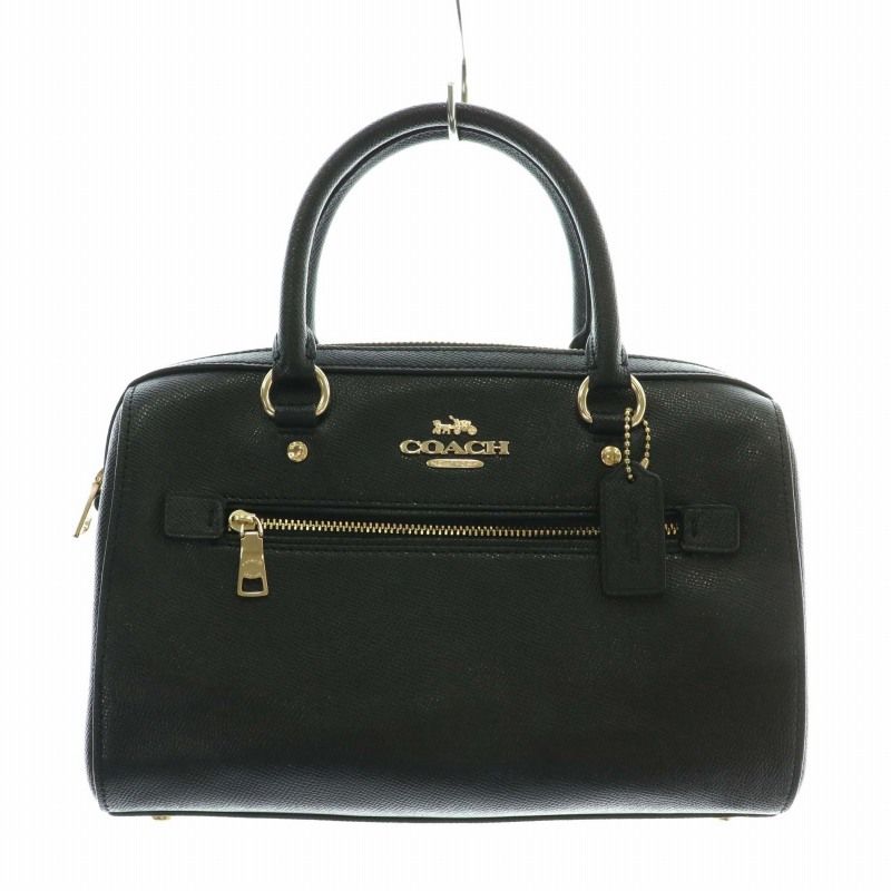 コーチ COACH ハンドバッグ ボストン ショルダー 2WAY レザー ロゴ
