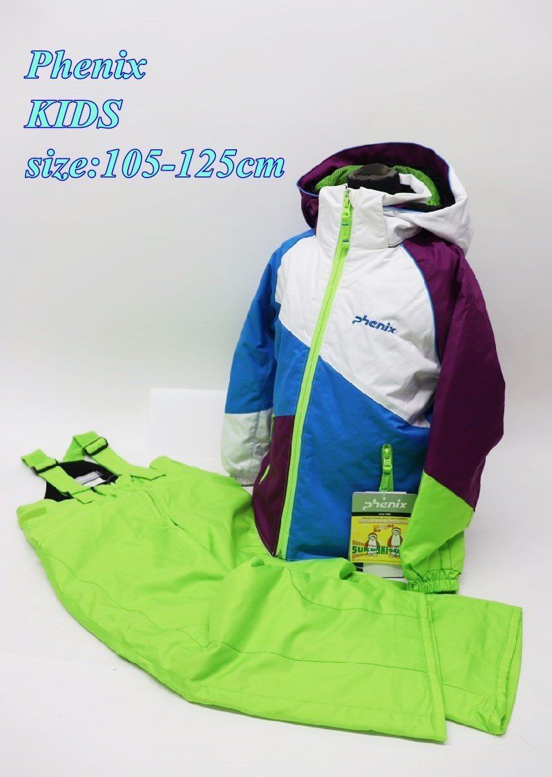 Phenix フェニックス ジュニア スキージャケット-パンツ 105-125cm ブルー ES4H22P93 上下セット R2509-149