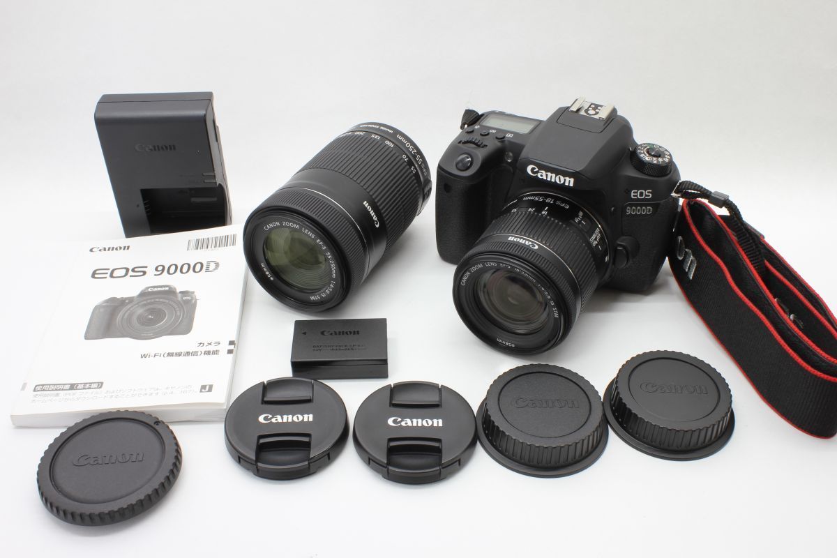CANON EOS 9000D EF-S18-55mm バッテリー 充電器セット 【公式通販】