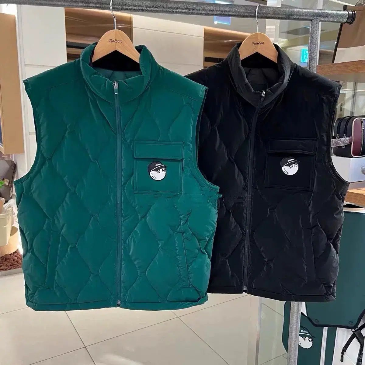 マルボンゴルフ メンズ ゴルフウェア ダウン ベスト ジャケット アウター