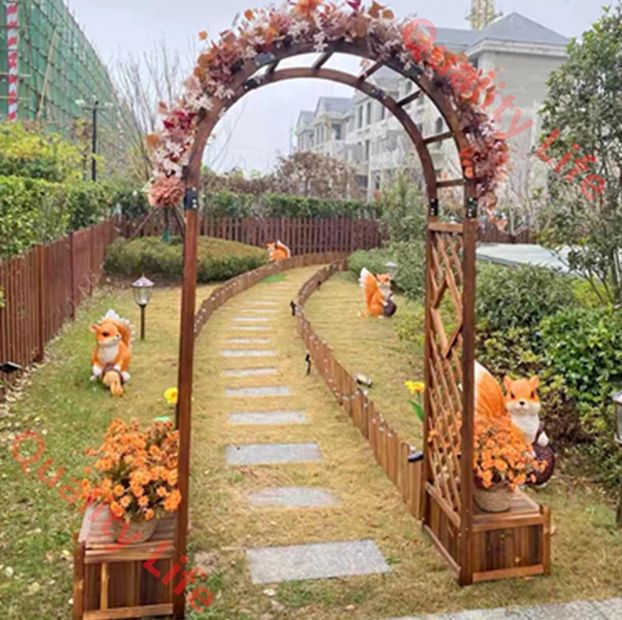 セレモニーパーティー裏庭の芝生庭のつる植物用の屋外ウェディングアーチ Size