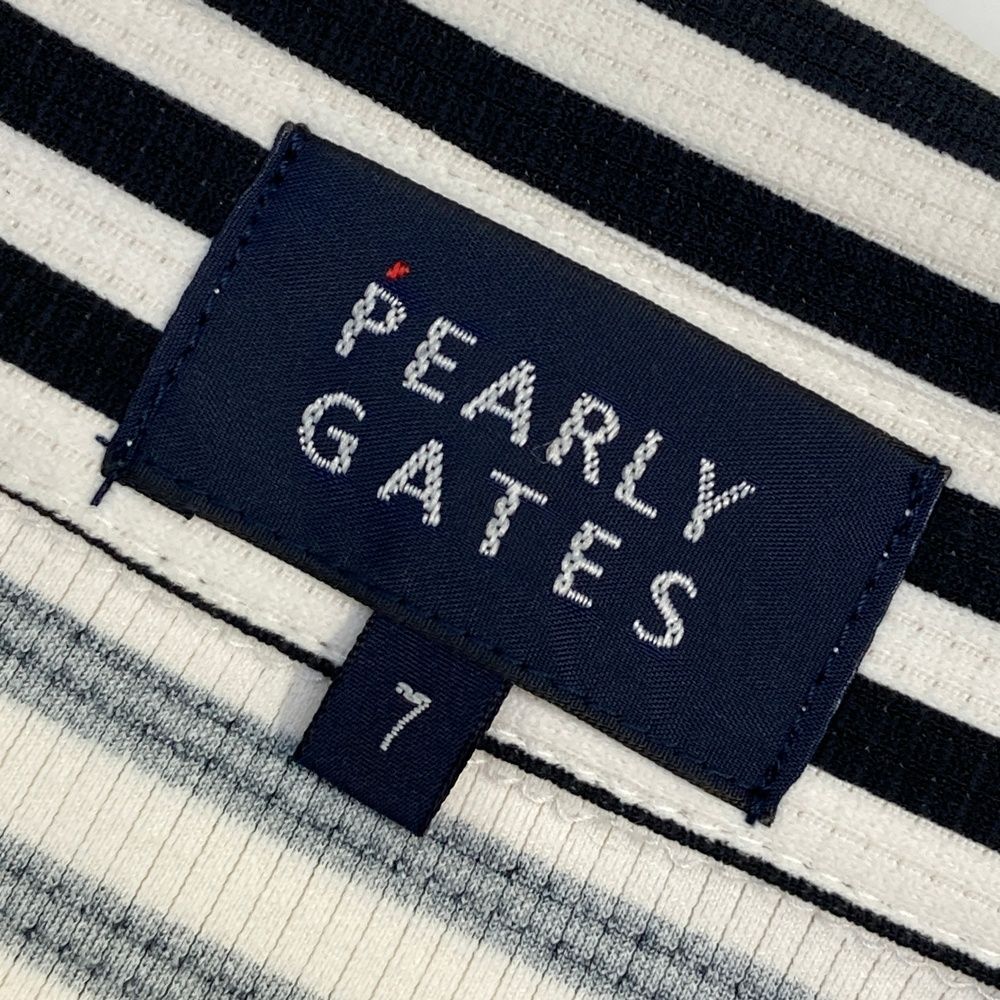 PEARLY GATES - 美品　パーリーゲイツ　スヌーピー　ボーダー　ポロシャツ サイズ：4 PEARLY GATES パーリーゲイツ × PEANUTS スヌーピー