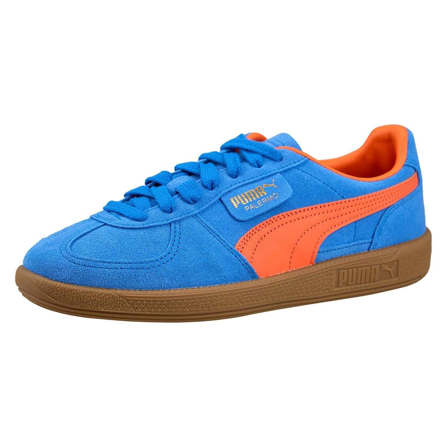 プーマ パレルモ モダ ヴィンテージ \"ハイパーリンクブルー/ガム\" 24cm PUMA - プーマ パレルモ モダ ヴィンテージ 