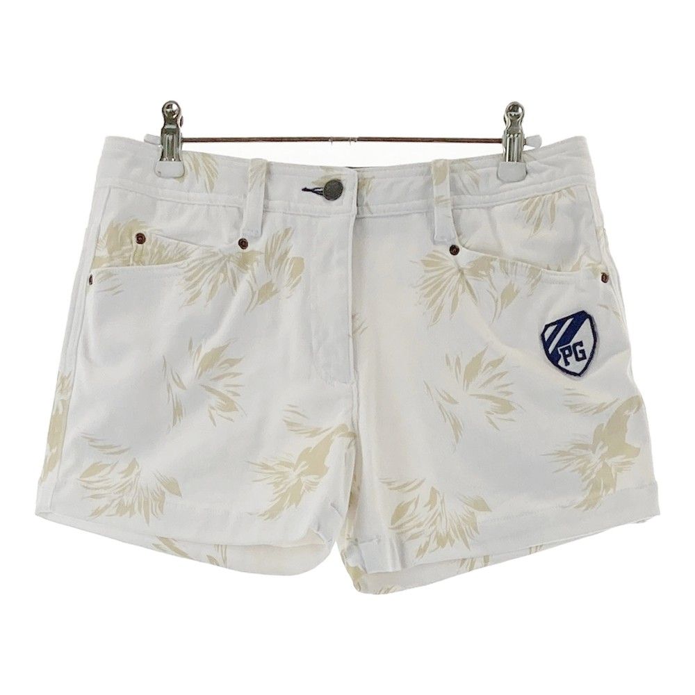 PEARLYGATES PGロゴ刺繍ハーフパンツ パーリーゲイツPGロゴ入りカーキ