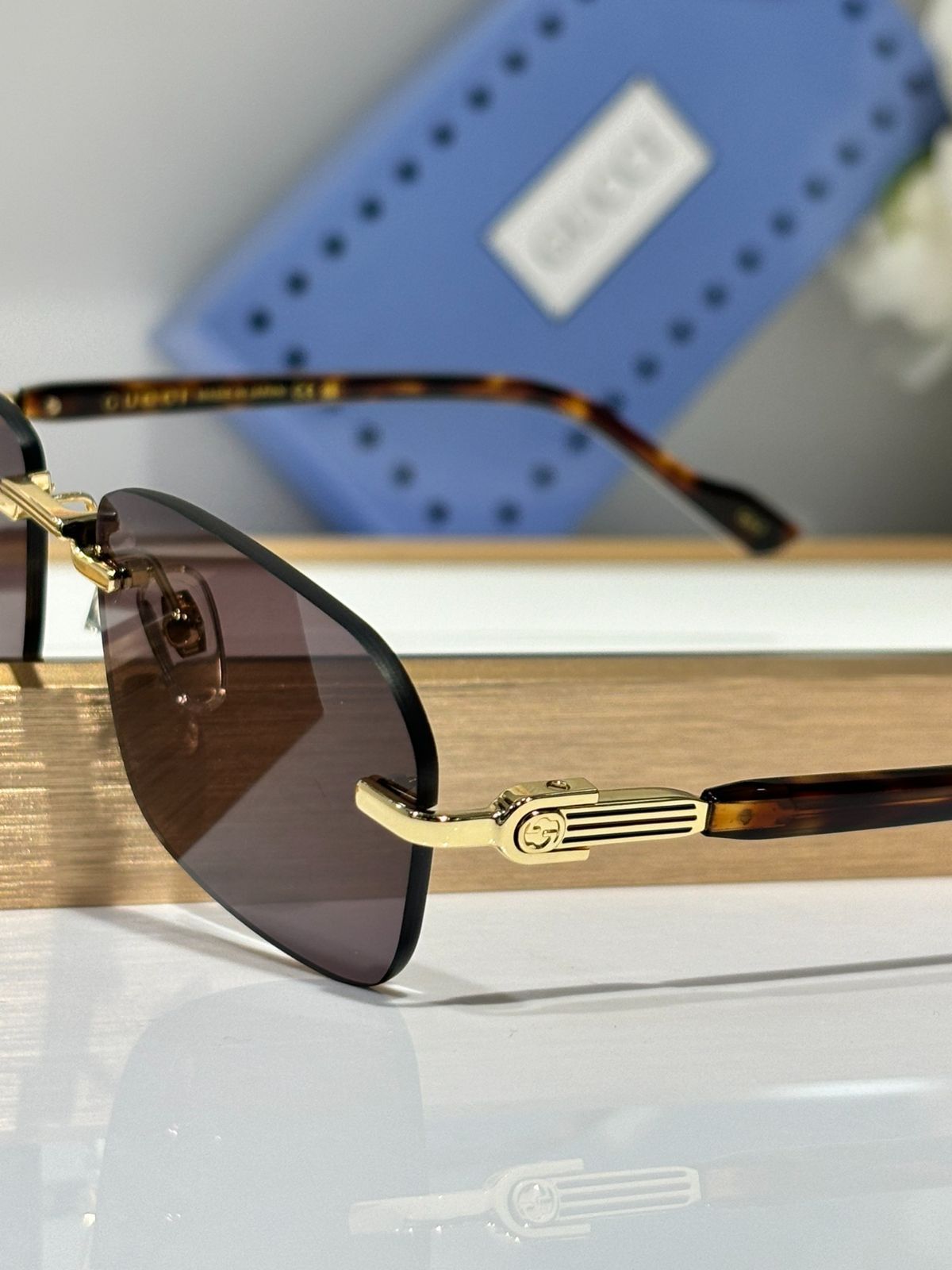 大豆田とわ子 岡田将生着用 999.9 S-145T アンティークゴールド 眼鏡