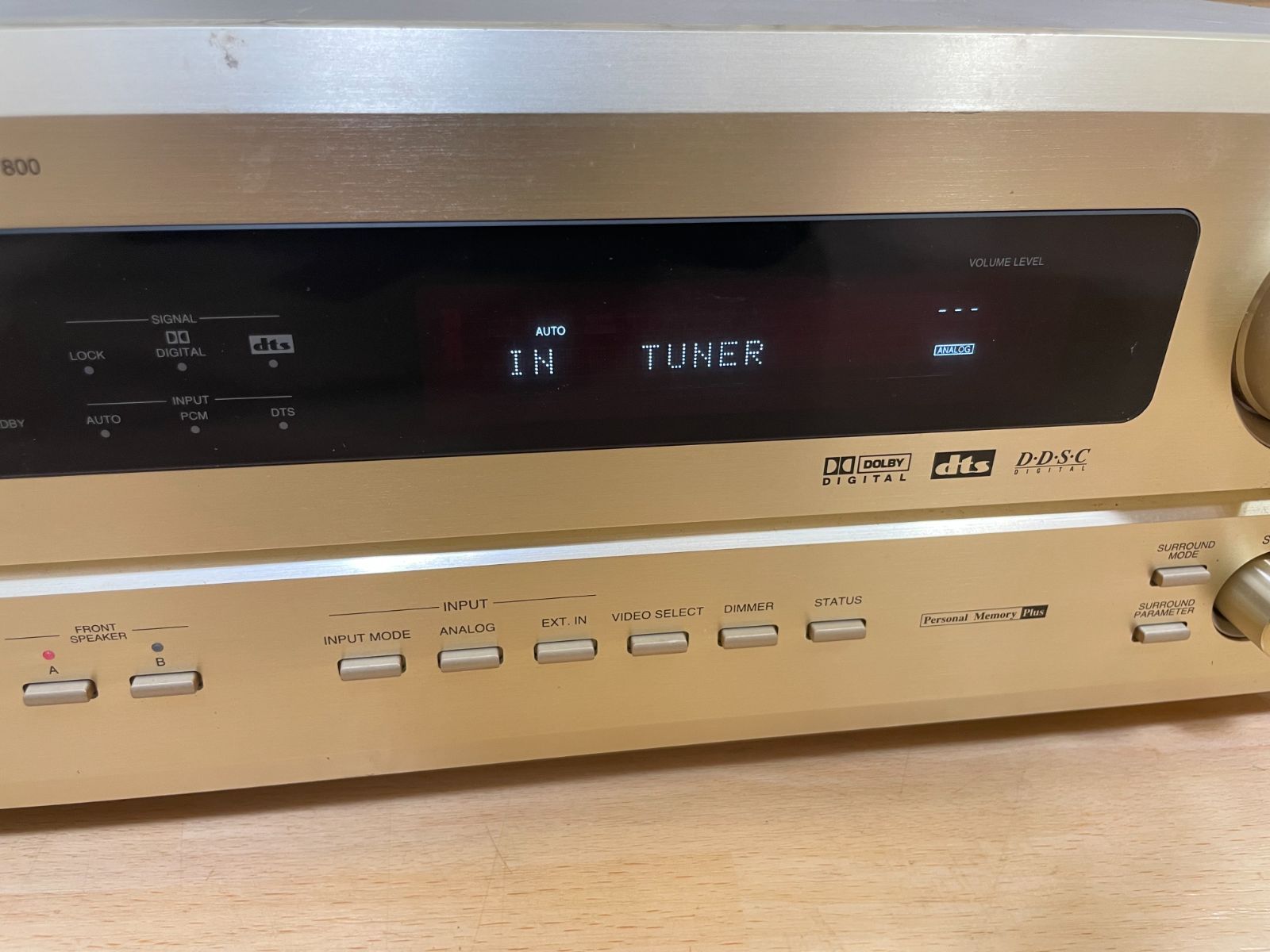 【Y118】通電確認済み DENON デノン AVR-1800 AVアンプ 中古品 現状品 長期保管品