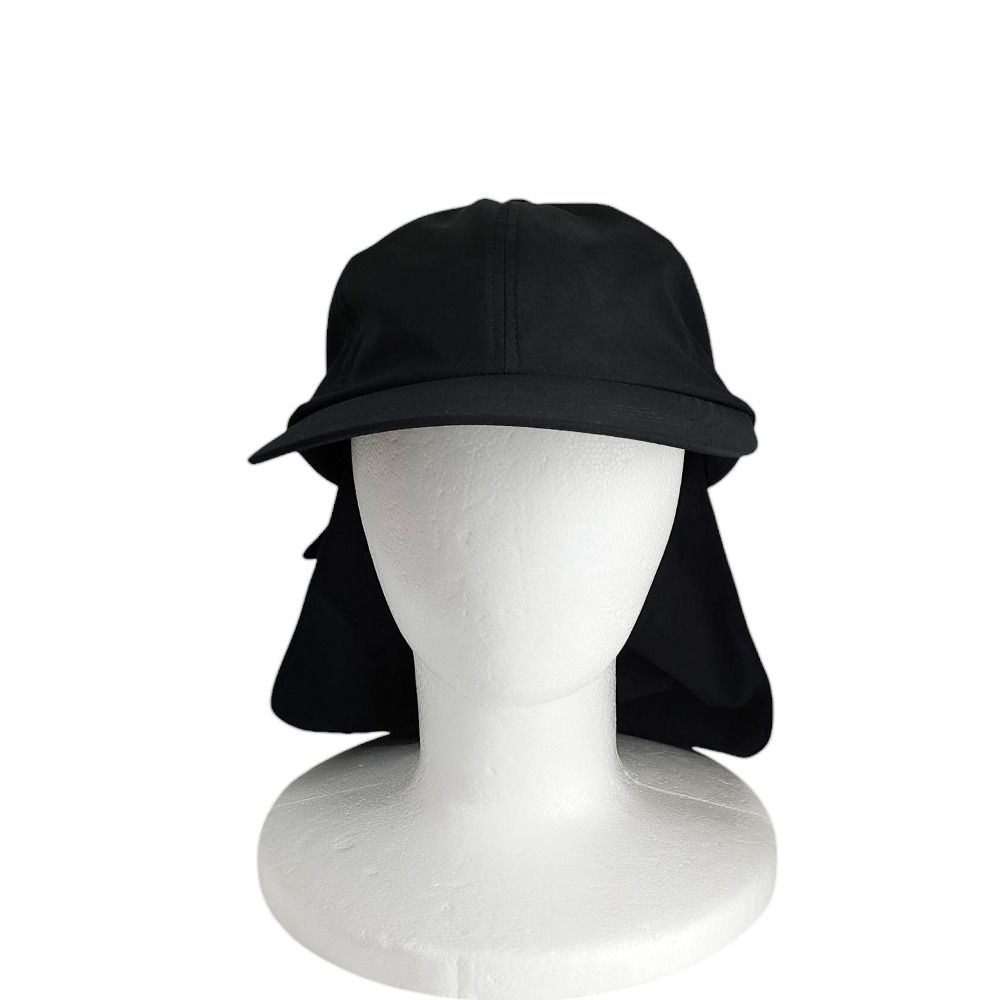 YORI ヨリ サンブロック付きキャップ ブラック レディース YORI ヨリ