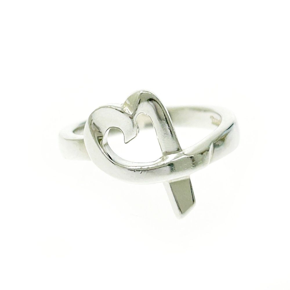Tiffany ハート リング 10.5号 925 10.5号【TIFFANY&Co./ティファニー】 オープンハート リング