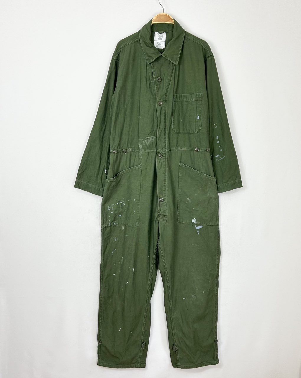 80s 米海軍 US NAVY カバーオール つなぎ オーバーオール S12. 40s「US Navy」Deck overalls｜1940年代「アメリカ海軍」デッキ