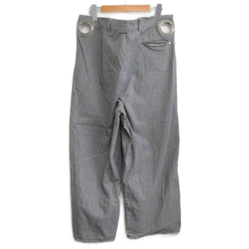 ブレス BLESS n°30 アーカイブ 千鳥格子柄 ワイドパンツ ディストリクト スラックス 白 ホワイト 黒 ブラック M