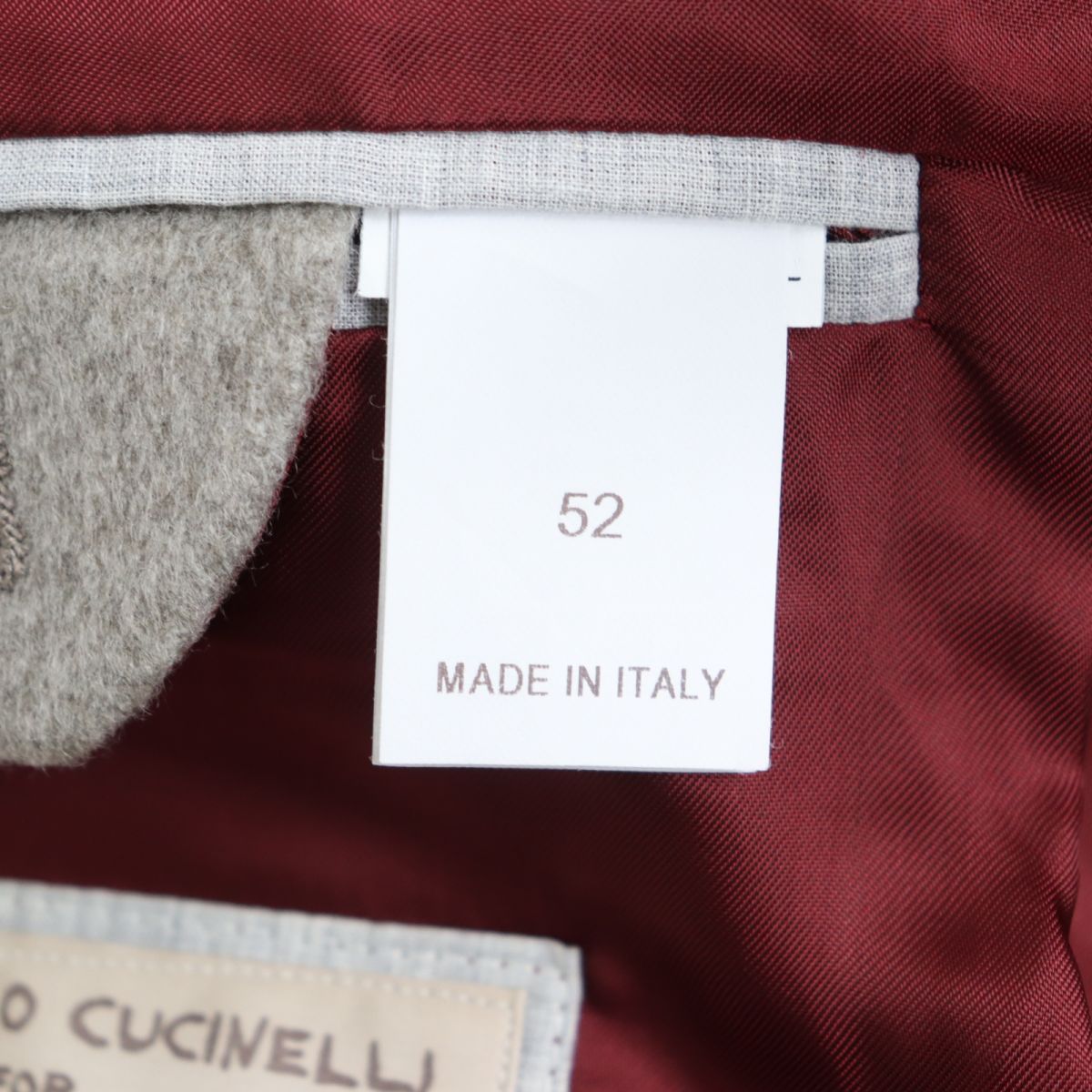 未使用品◇Brunello Cucinelli ブルネロクチネリ カシミヤ100％ ロゴ 