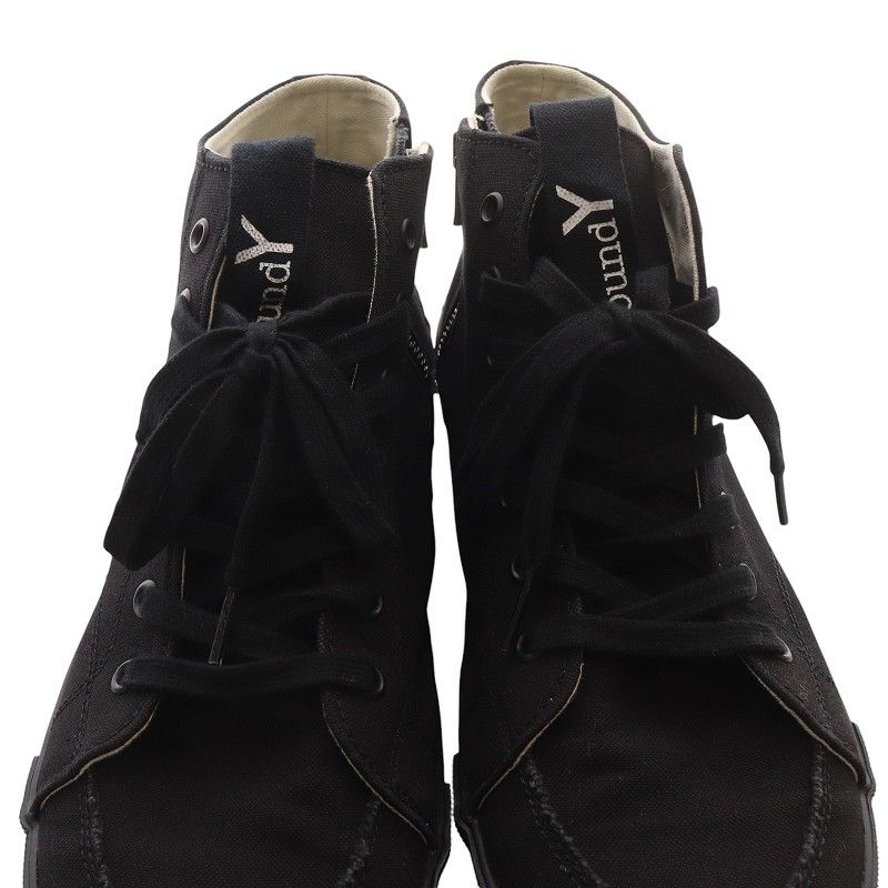 グラウンドワイ ヨウジヤマモト GroundY キャンバス ハイカット