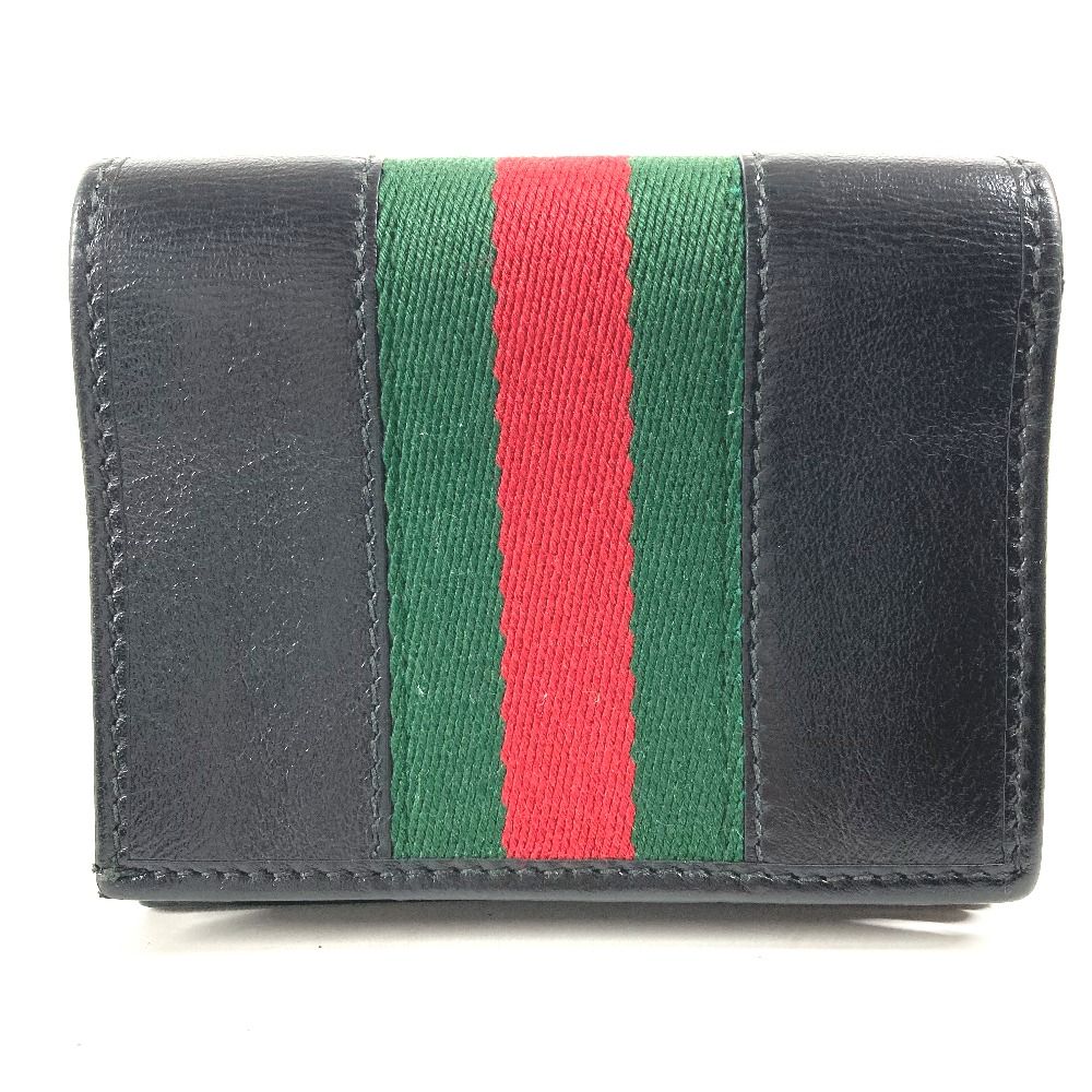 財布】GUCCI グッチ ラジャ チェーン コンパクトウォレット