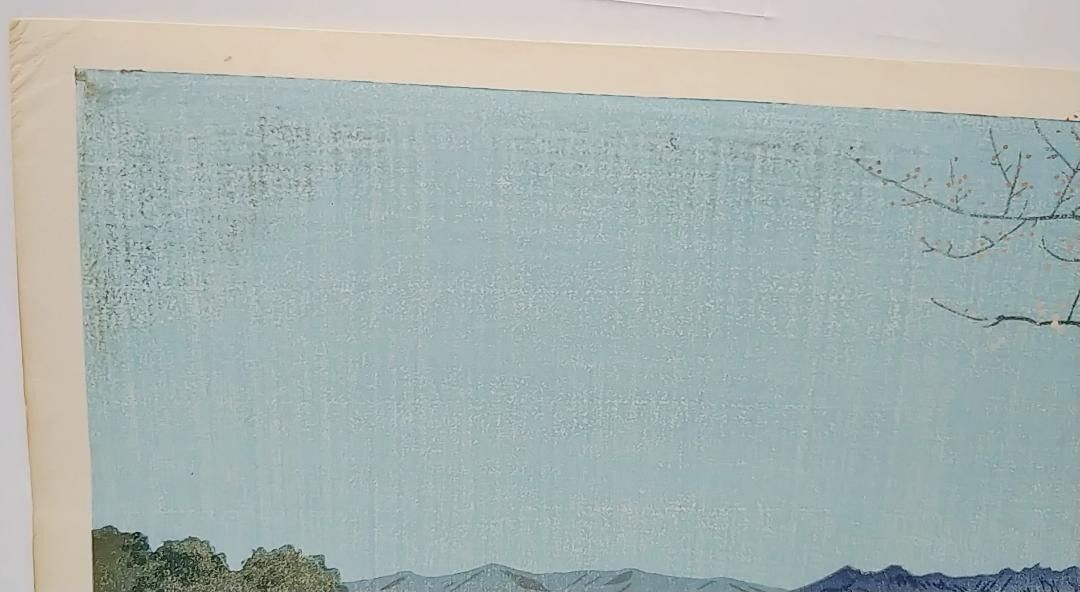 レア・古版画】徳力 富吉郎「聖地史蹟名勝 46 鹿児島 城山