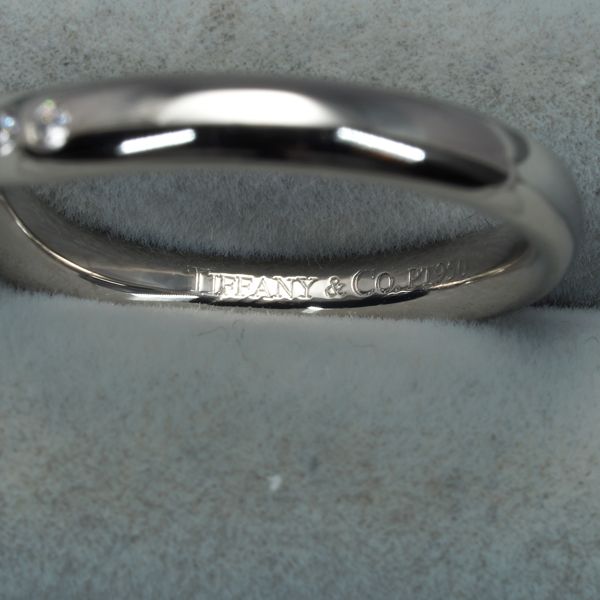 ティファニー リング ダイヤ ダイヤモンド カーブドバンド ワイド 9P 9  